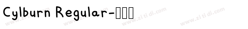 Cylburn Regular字体转换